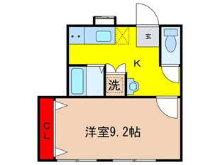 美吉野ハイツの物件間取画像